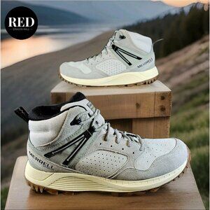 Merrell Wildwood Mild LTR WP Hiking Boots Gray Shoes J037987 - Men's Size 11